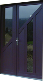 Portes bois/aluminium